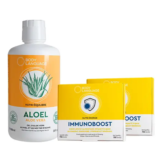 Une boîte de la cure Immunoboost, illustrant comment booster son immunité naturellement.