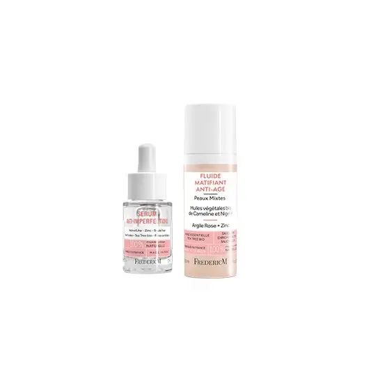 sérum anti-imperfections au zinc et retinol-like, solution pour l'acné adulte et les pores dilatés.