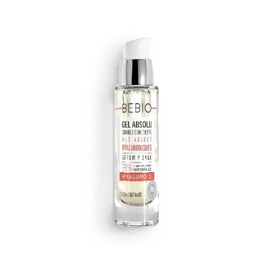 Le Sérum Gel Absolu HYALURO 2 (DCH00) de Frédéric M, un double concentré d'acide hyaluronique bio. sérum acide hyaluronique efficace