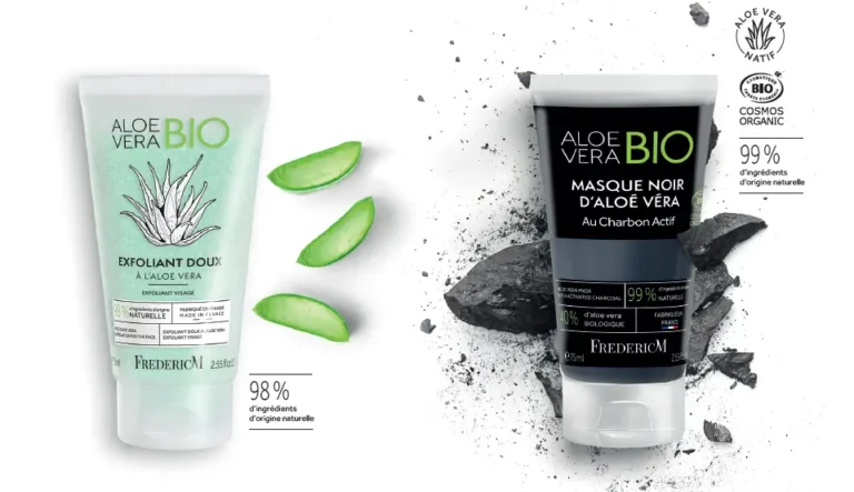 Masque charbon bio et exfoliant doux Frédéric M