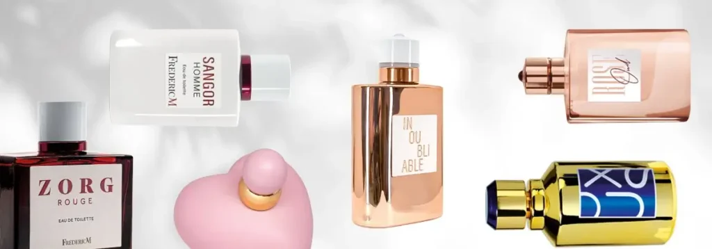 Flacon de parfum de Grasse luxueux pour cadeau Saint-Valentin