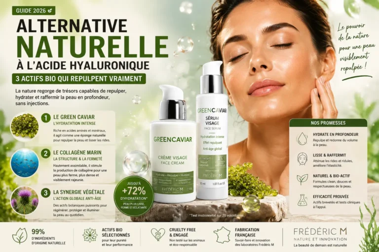 Soin Green Caviar et Collagène Marin : la meilleure alternative naturelle acide hyaluronique par Frédéric M