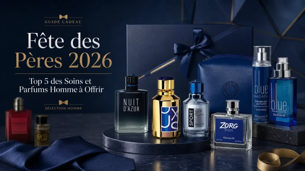 idée cadeau fête des pères soin homme coffret parfum et beauté Frédéric M